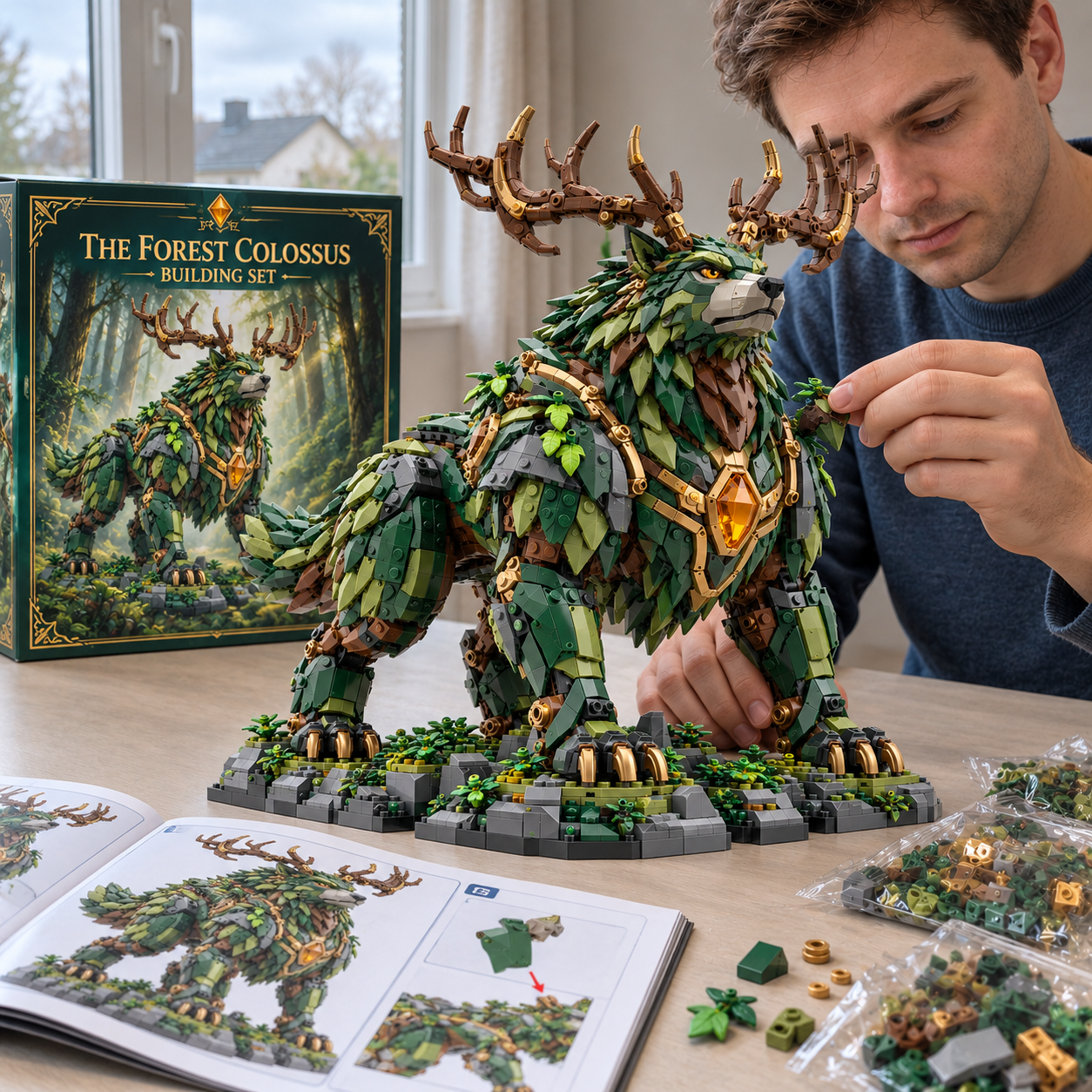 The Forest Colossus – Legendary Forest Guardian Building Set