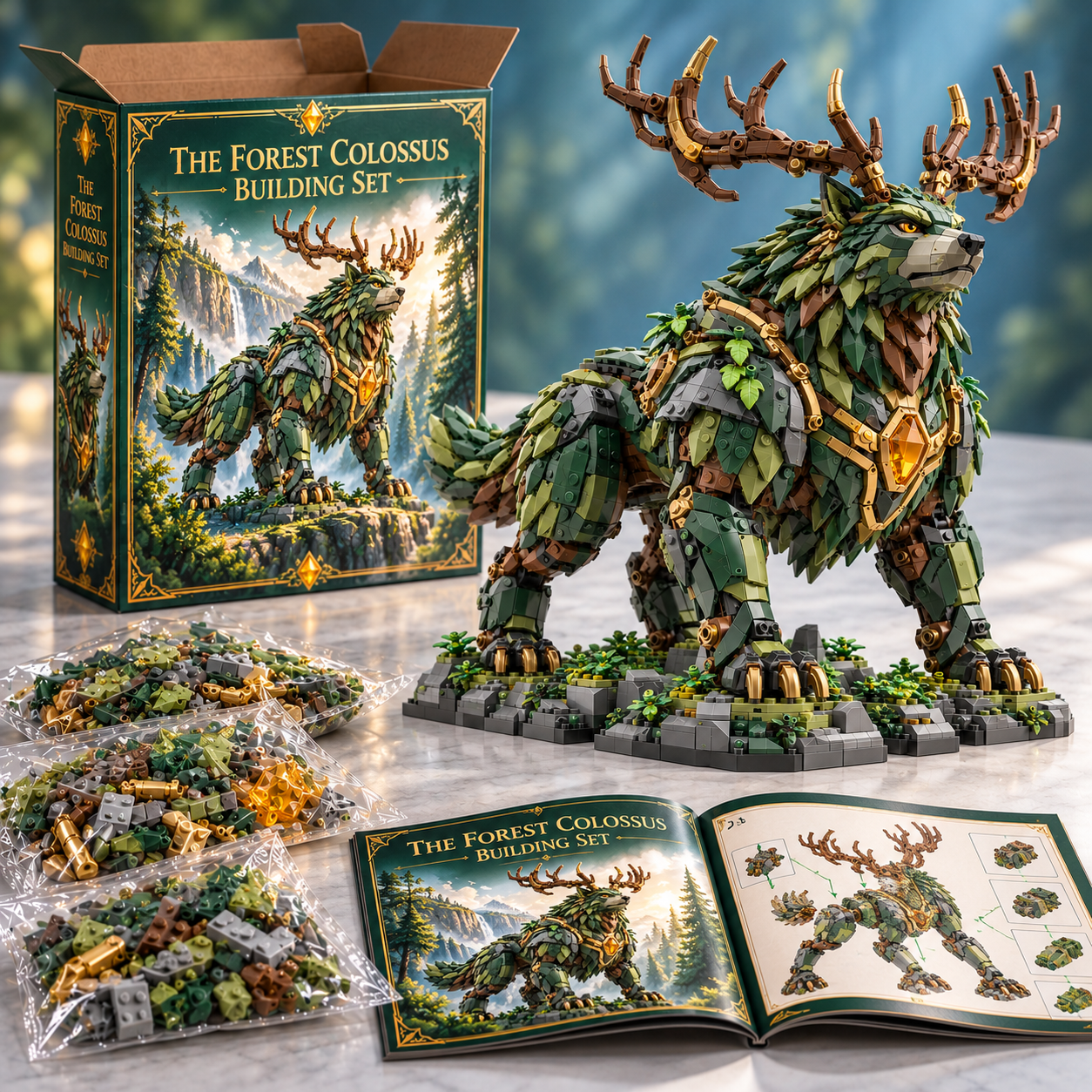 The Forest Colossus – Legendary Forest Guardian Building Set