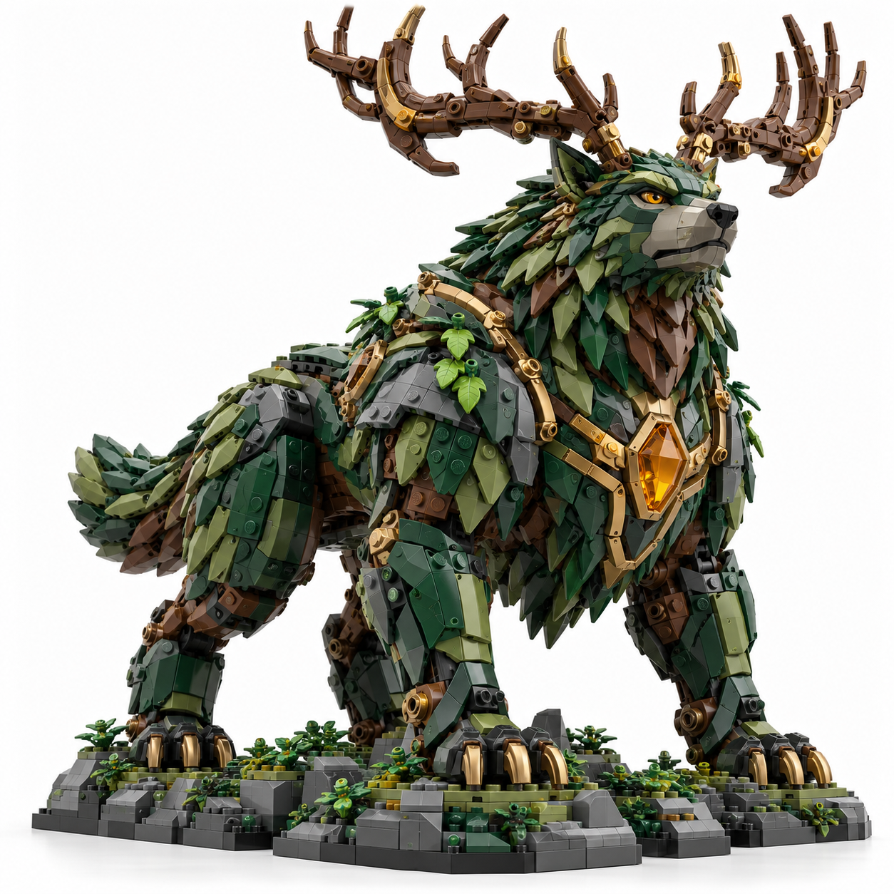 The Forest Colossus – Legendary Forest Guardian Building Set