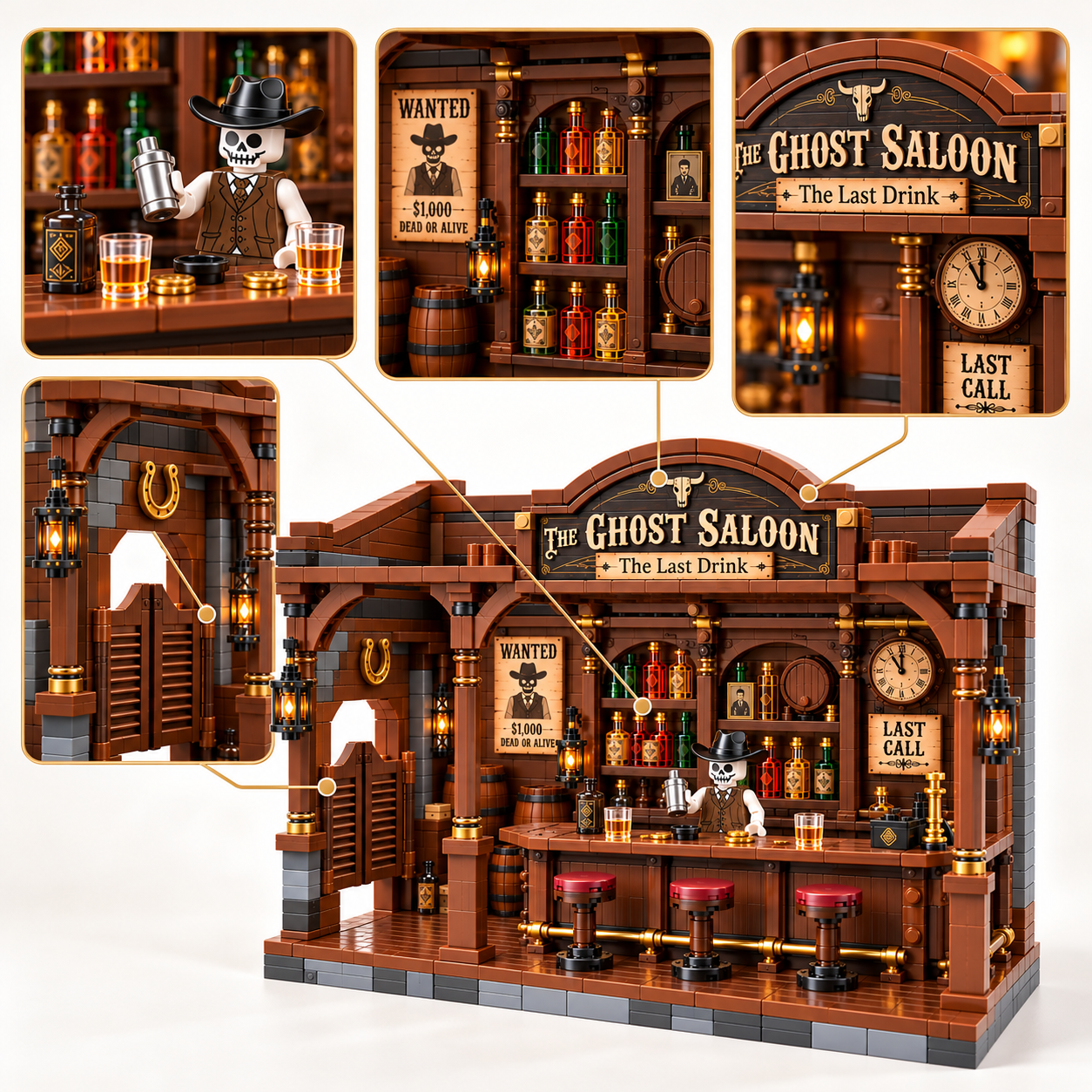 The Ghost Saloon – The Last Drink Building Set