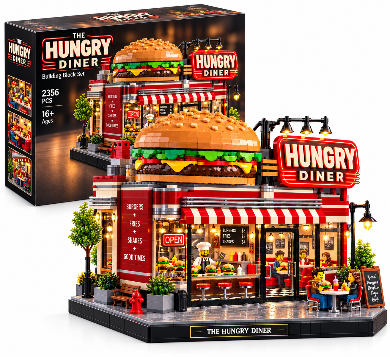 The Hungry Diner Building Set