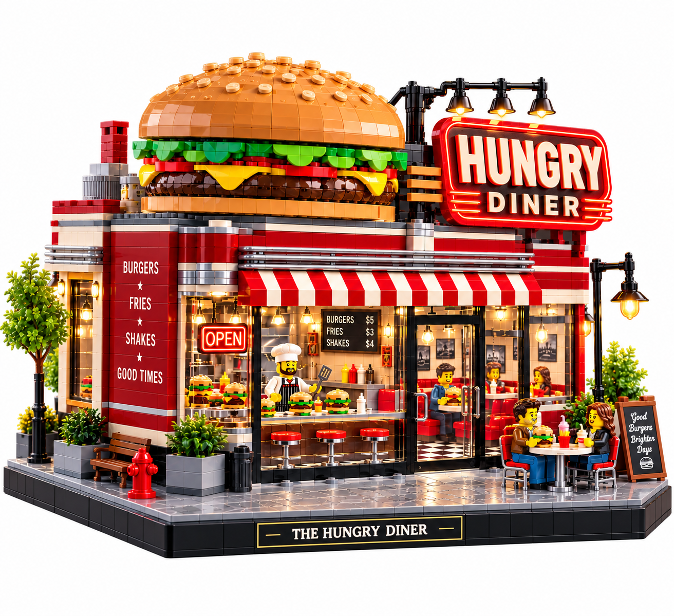 The Hungry Diner Building Set