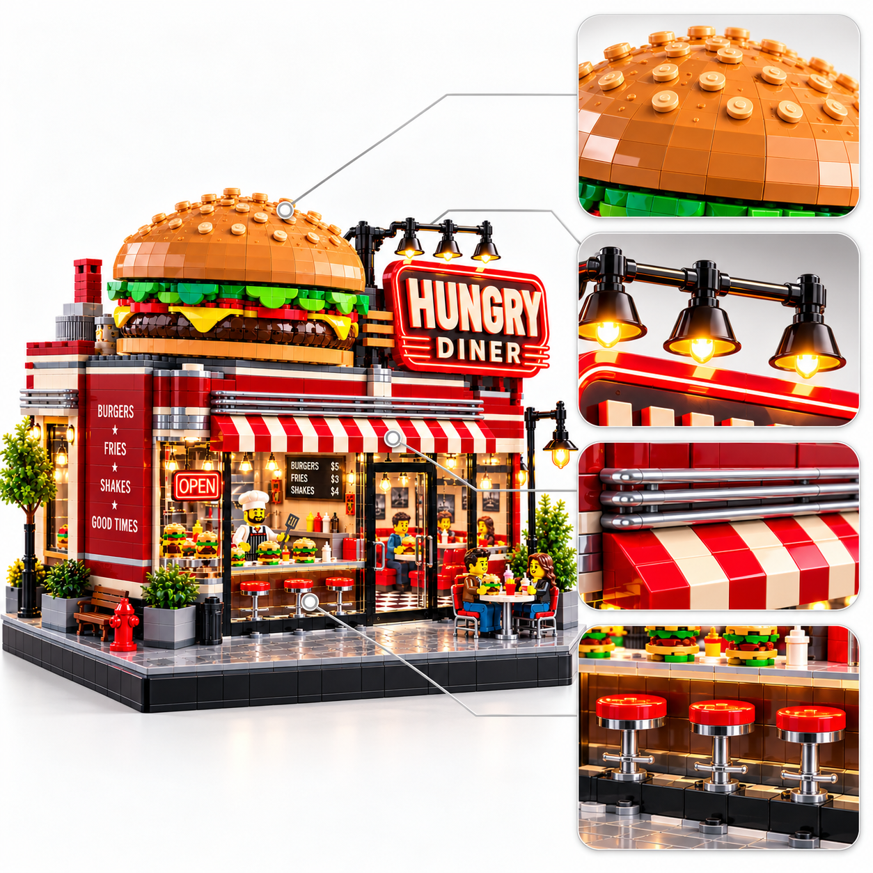 The Hungry Diner Building Set