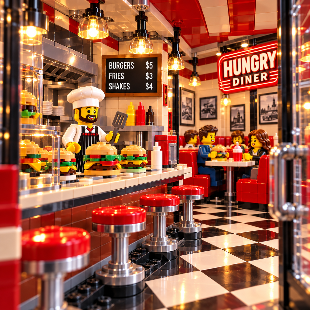 The Hungry Diner Building Set