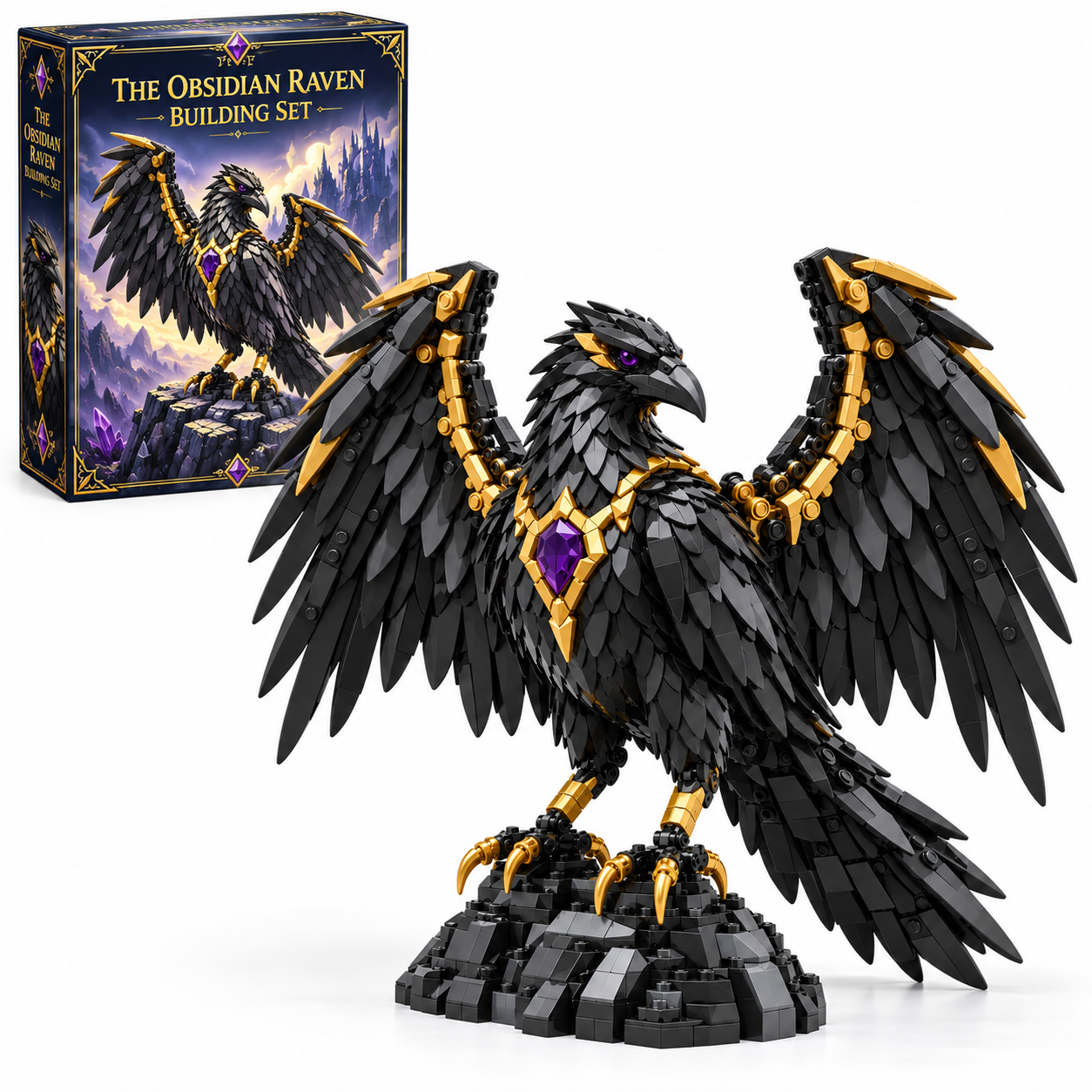 The Obsidian Raven Building Set