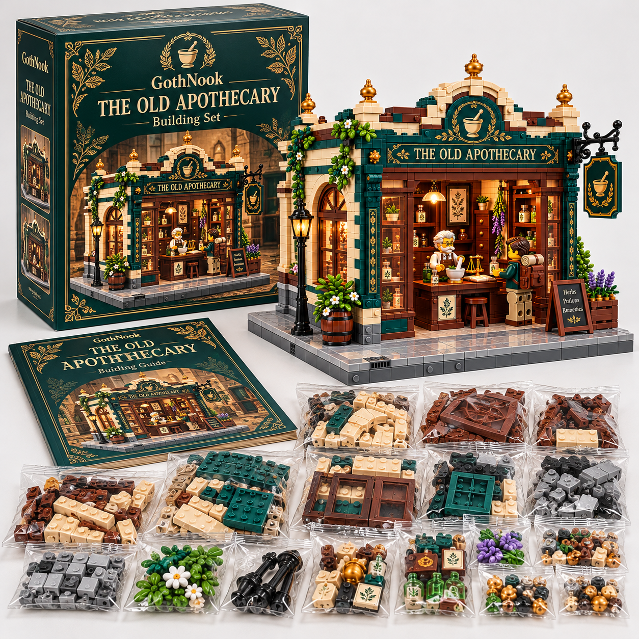 The Old Apothecary – Vintage Pharmacy Building Set