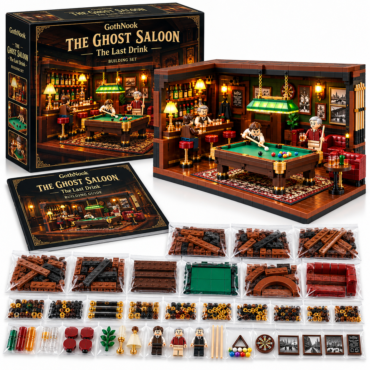 The Last Rack – Vintage Billiards Club Building Set