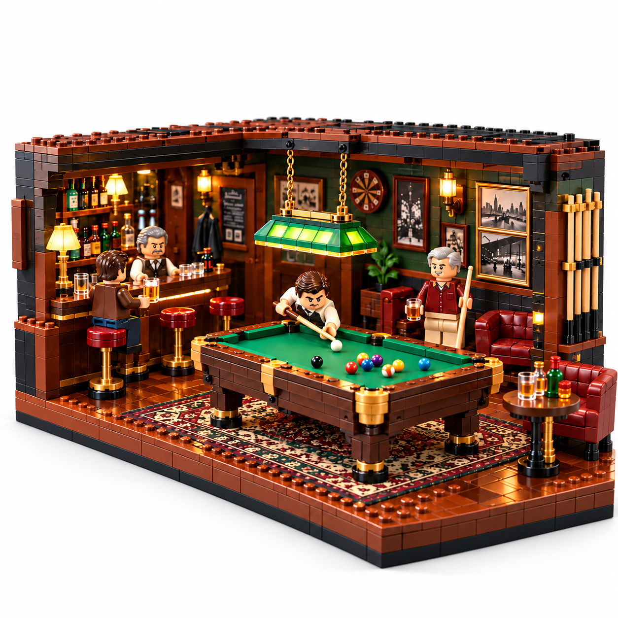 The Last Rack – Vintage Billiards Club Building Set