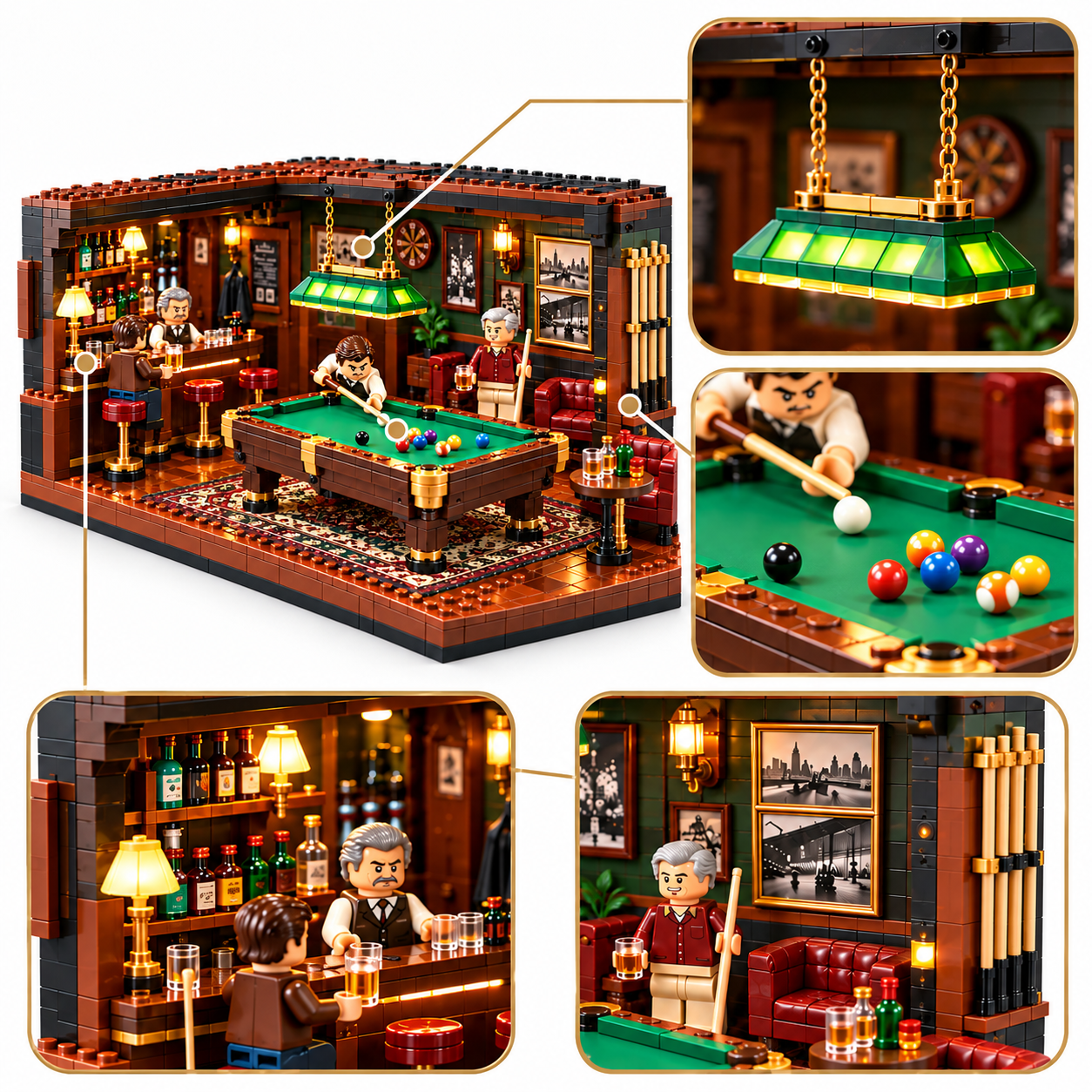 The Last Rack – Vintage Billiards Club Building Set