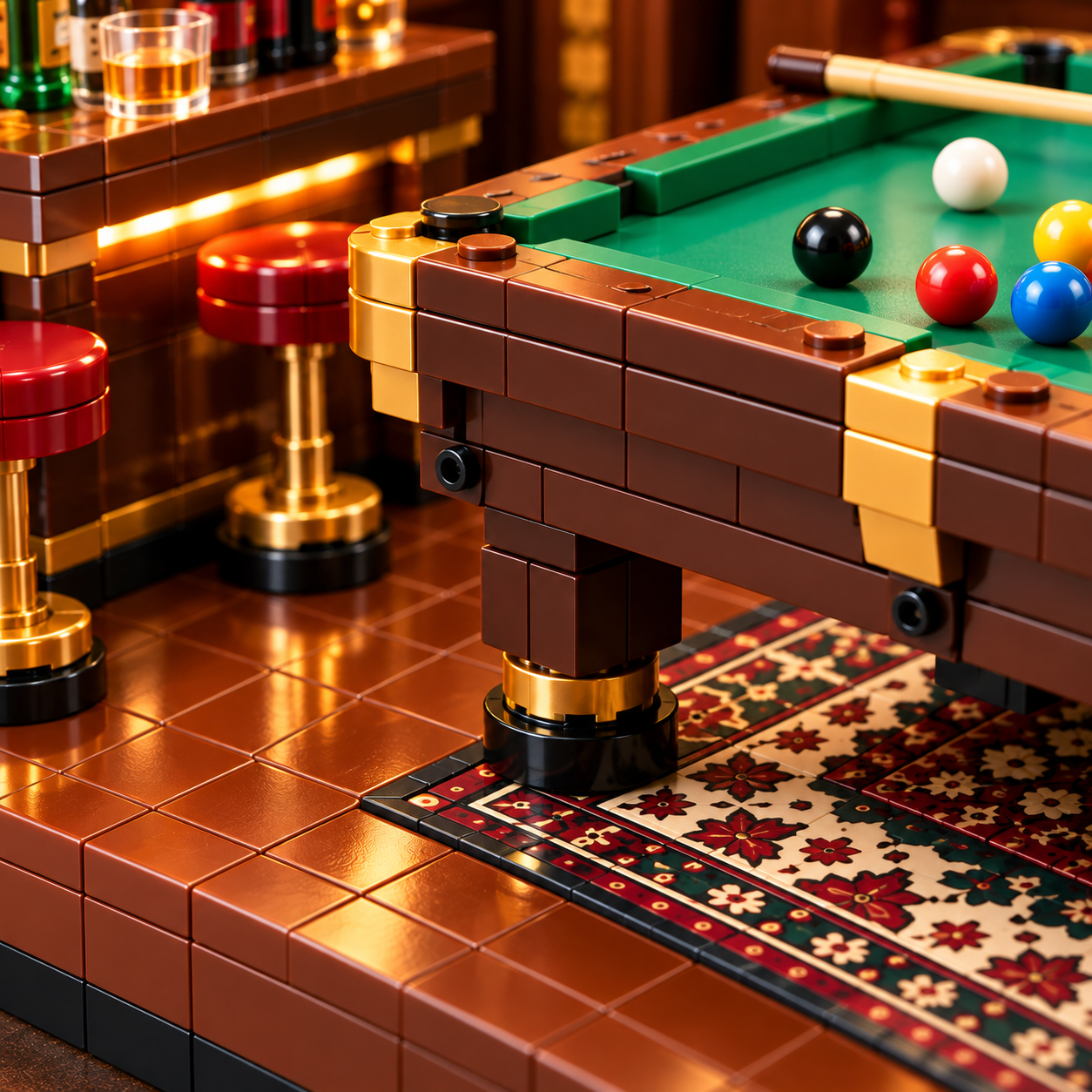 The Last Rack – Vintage Billiards Club Building Set