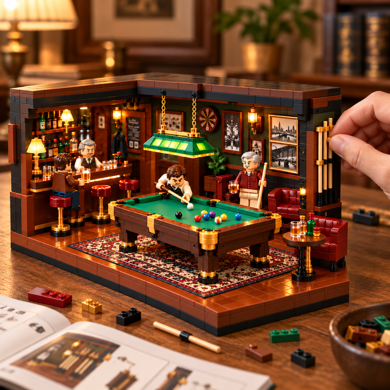 The Last Rack – Vintage Billiards Club Building Set