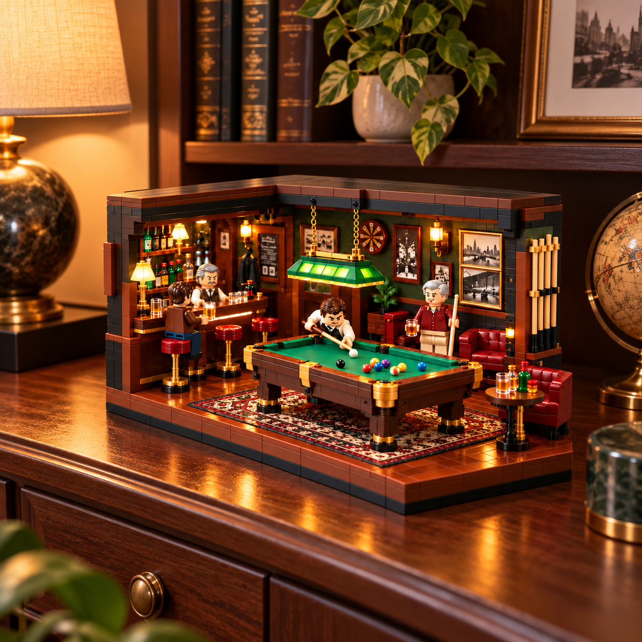 The Last Rack – Vintage Billiards Club Building Set