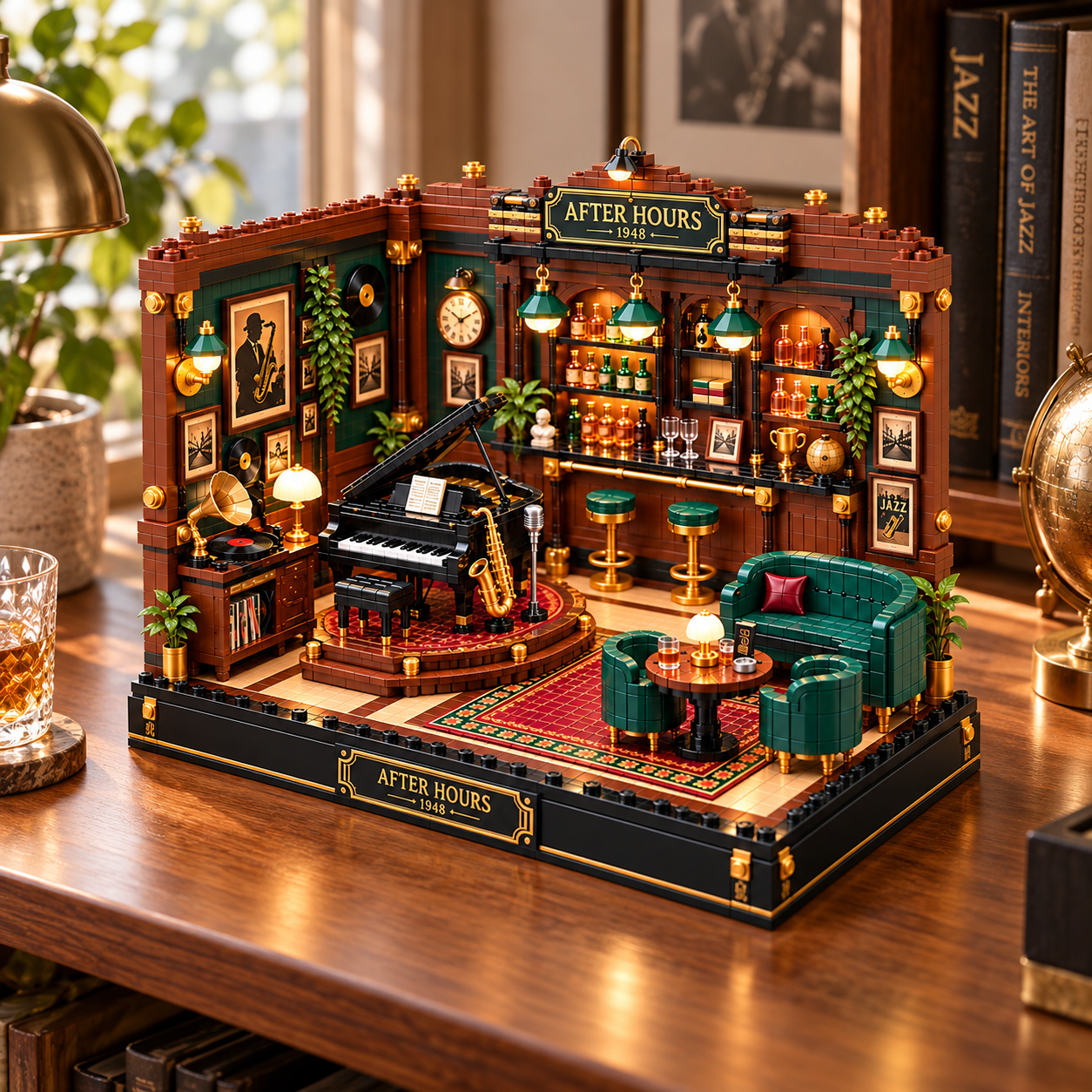 Midnight Jazz Lounge Building Set