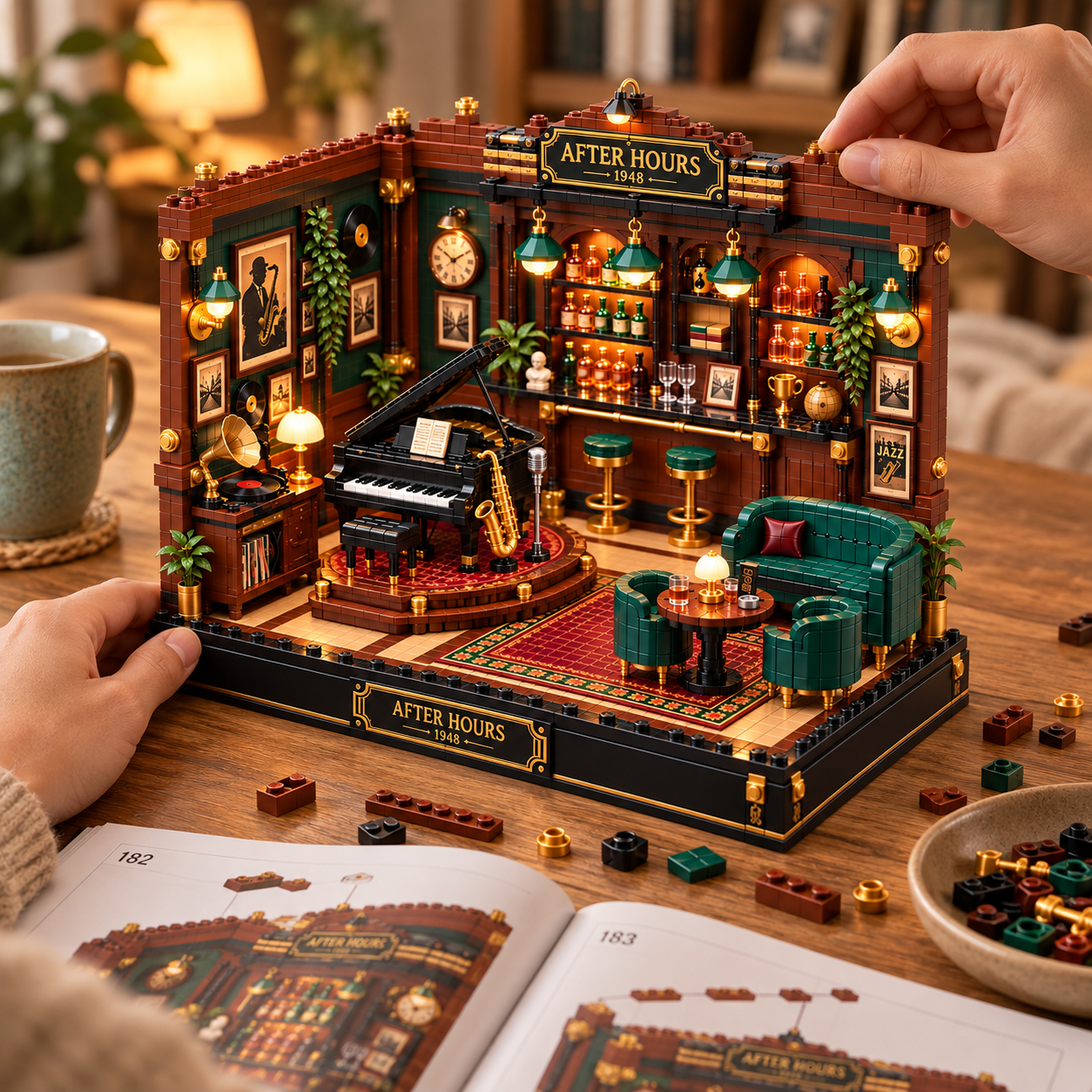 Midnight Jazz Lounge Building Set