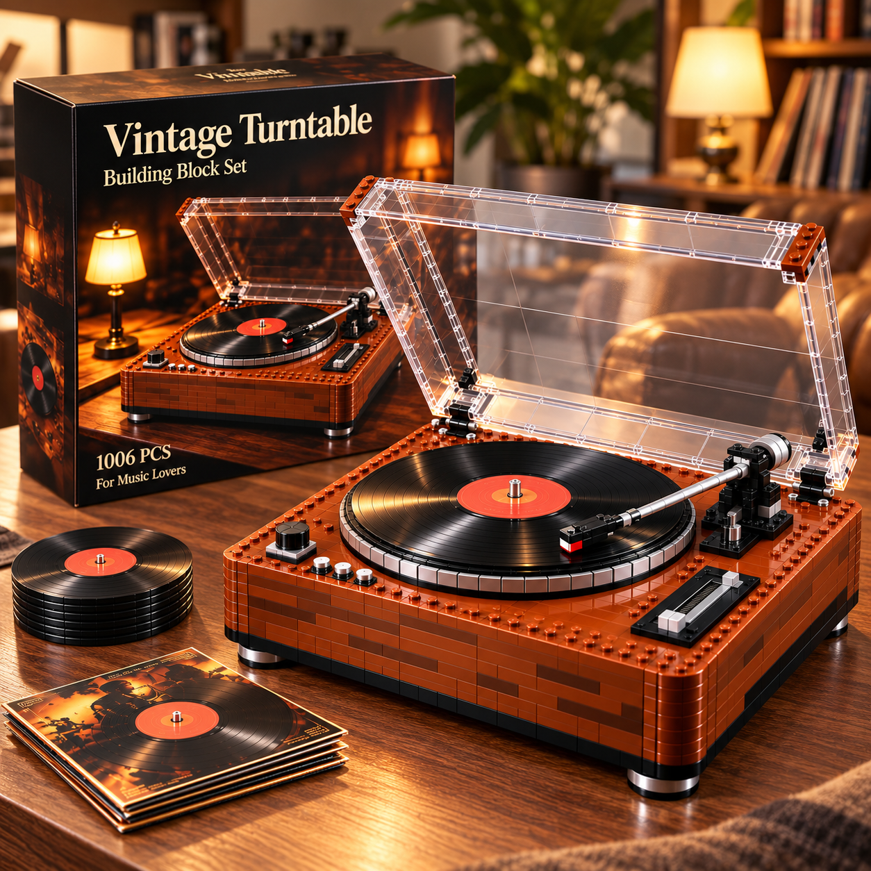 Vintage Turntable Building Set