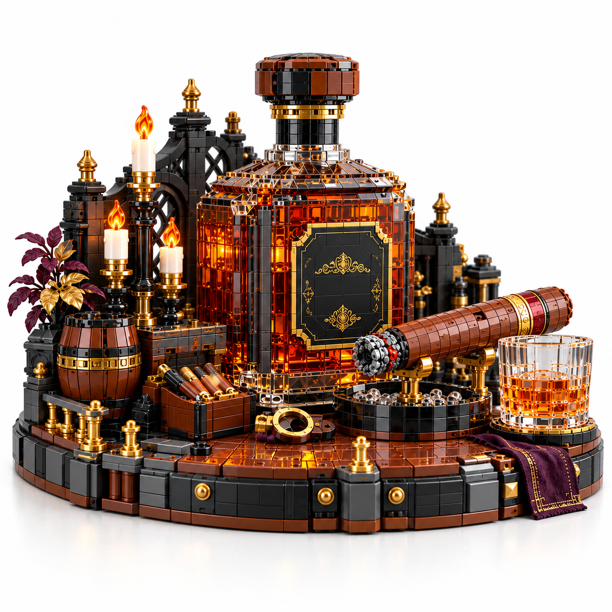 Whiskey & Cigar Building Set