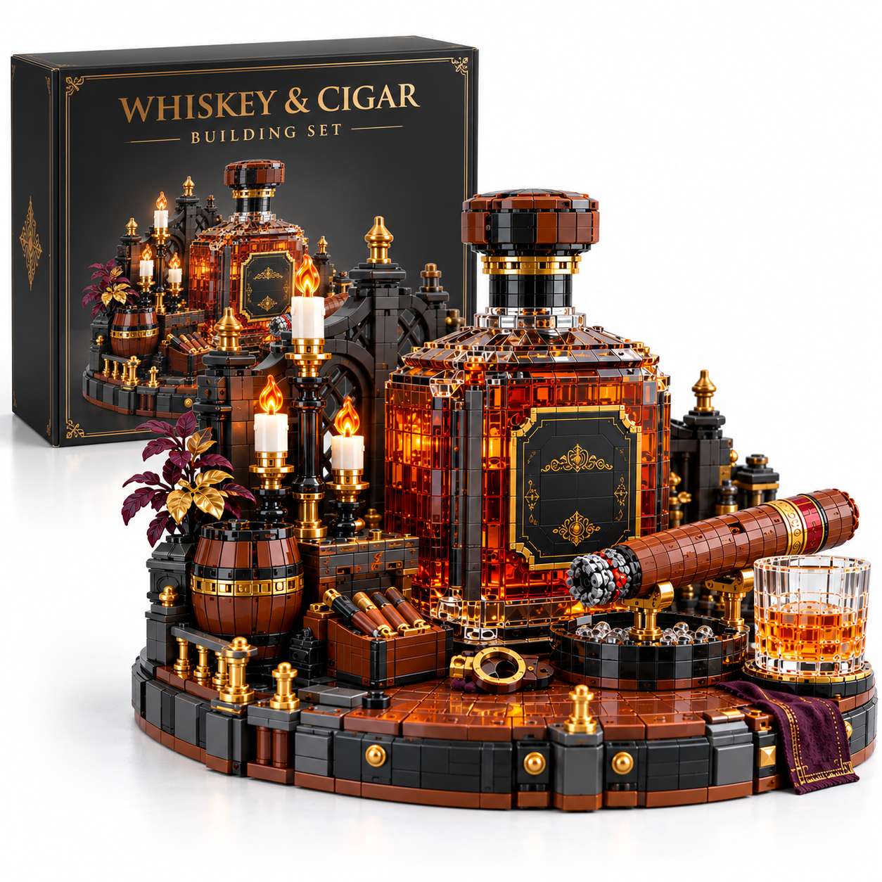 Whiskey & Cigar Building Set