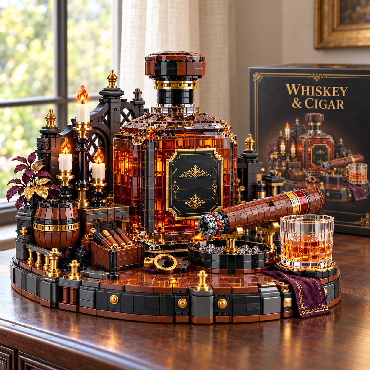 Whiskey & Cigar Building Set