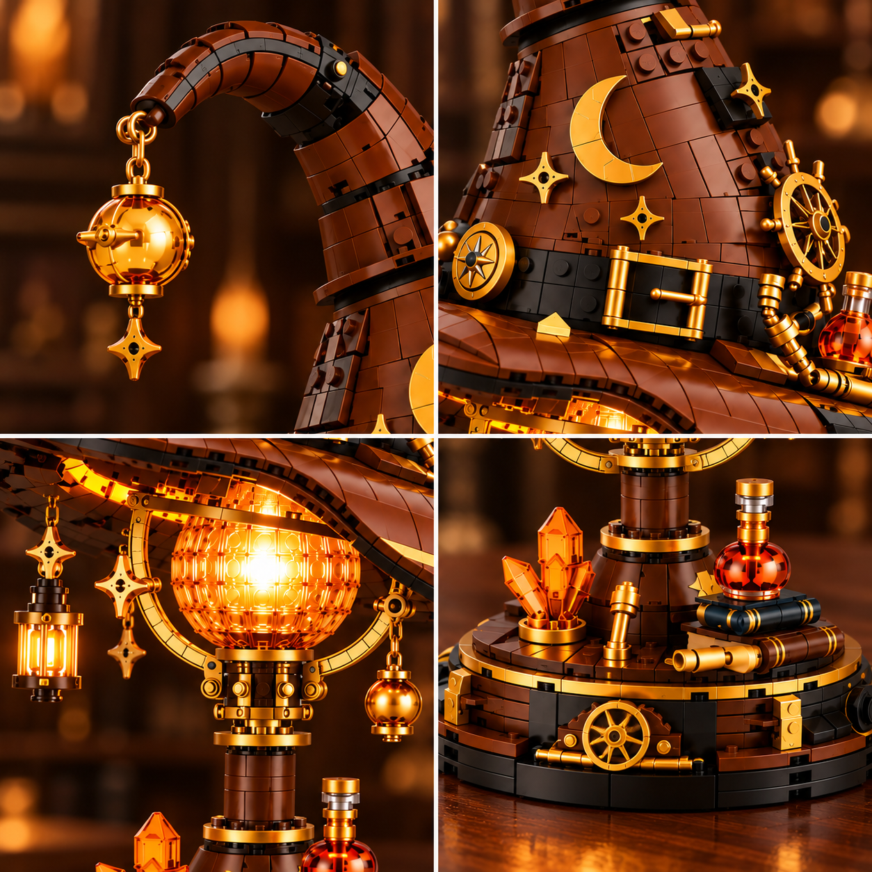 THE LAST SPELL — Wizard Hat LED Lamp