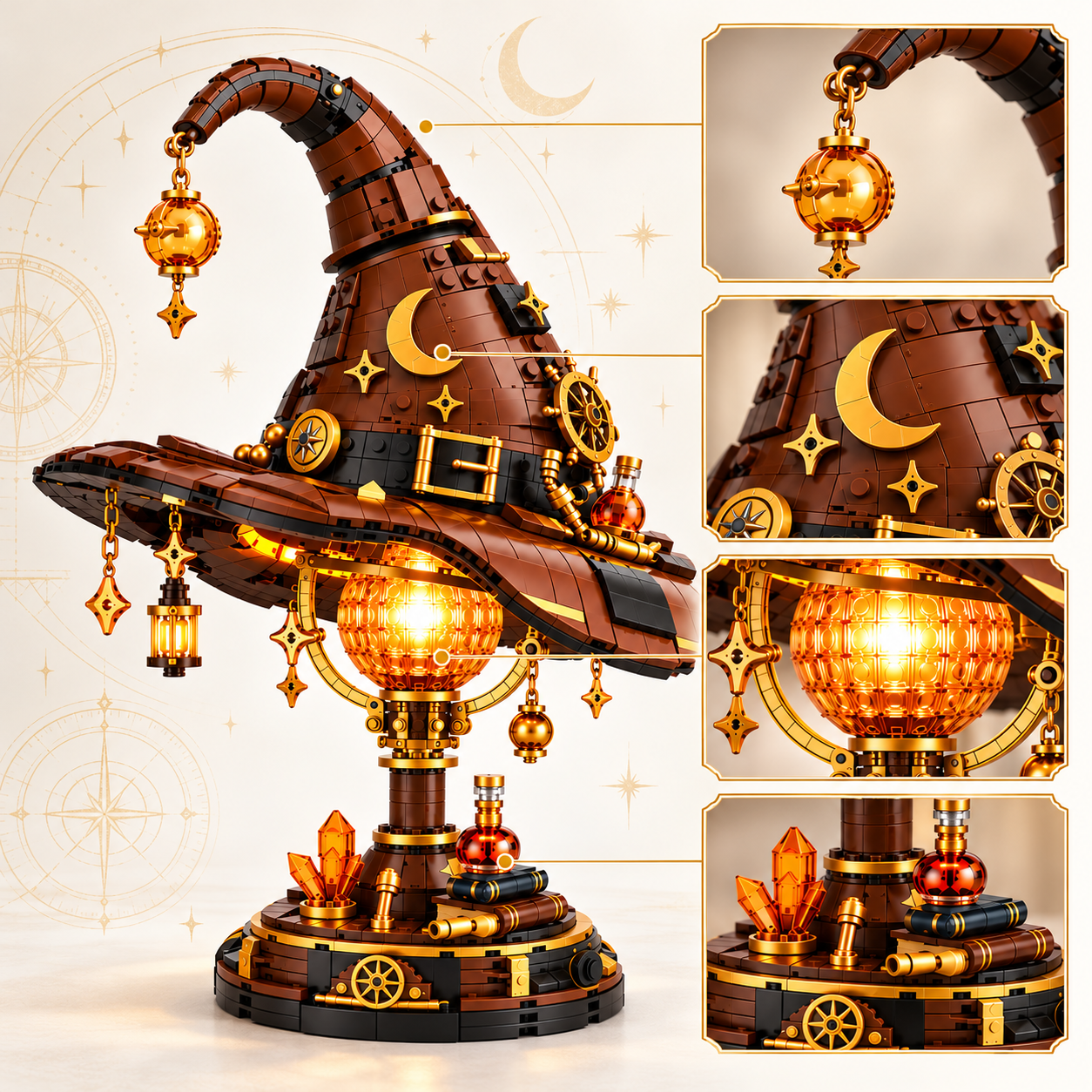 THE LAST SPELL — Wizard Hat LED Lamp