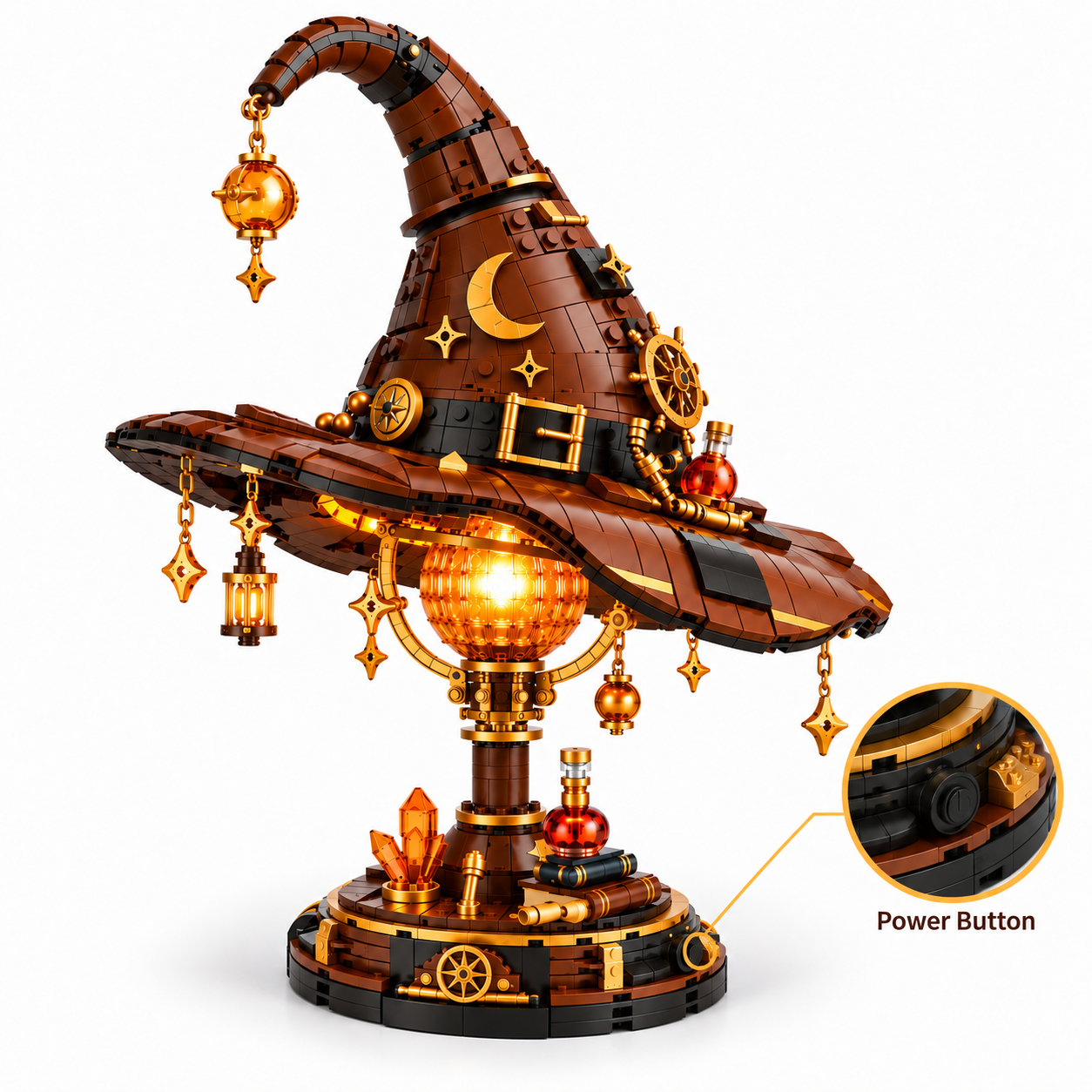 THE LAST SPELL — Wizard Hat LED Lamp