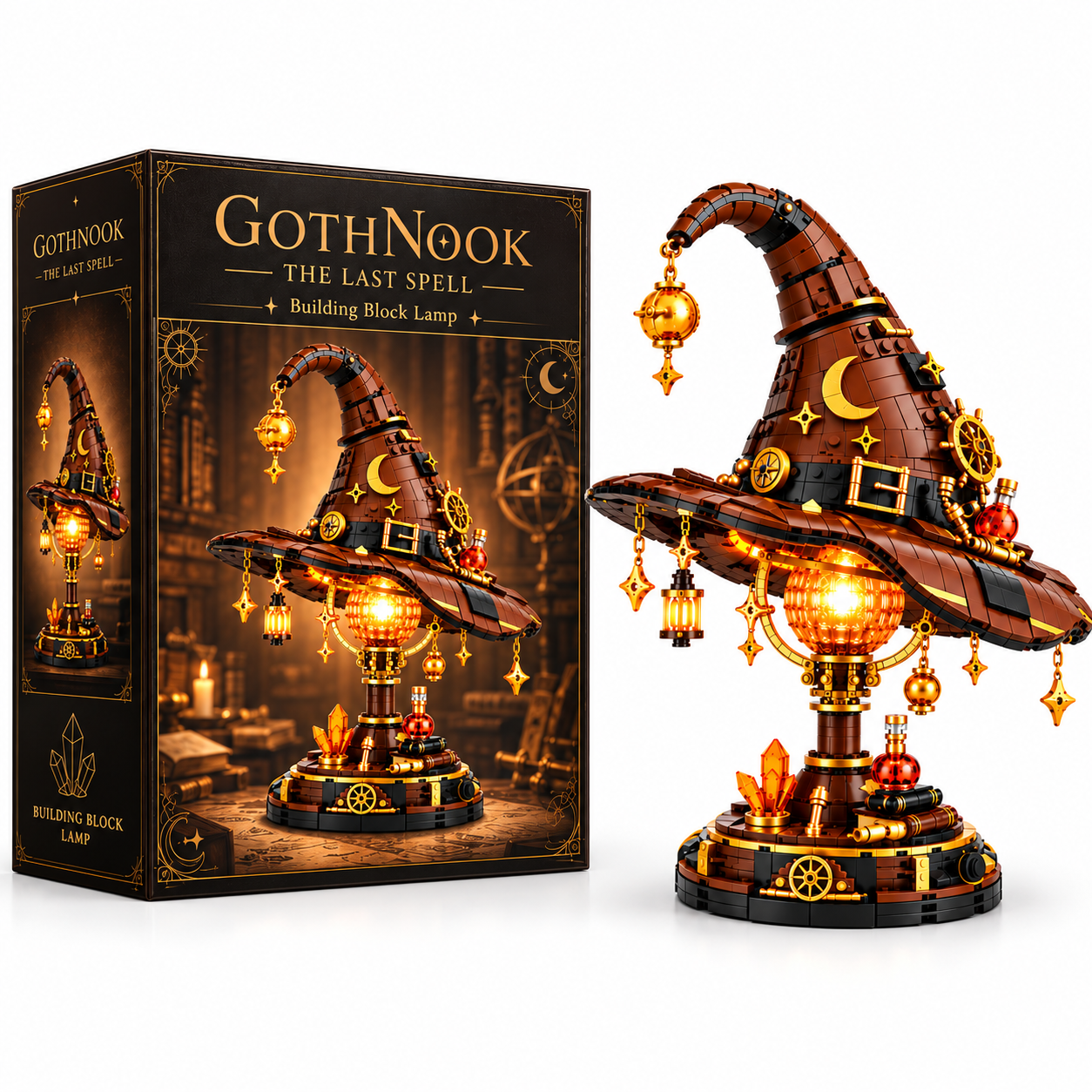 THE LAST SPELL — Wizard Hat LED Lamp