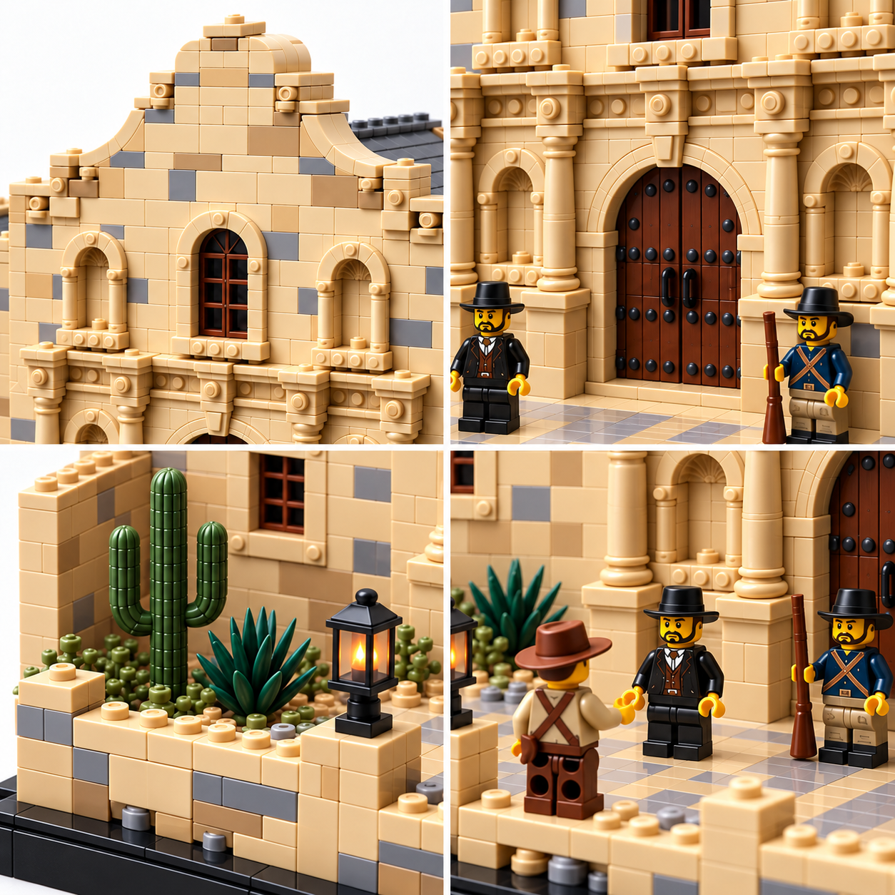 The Alamo 1836 – Historic Texas Mission Building Set