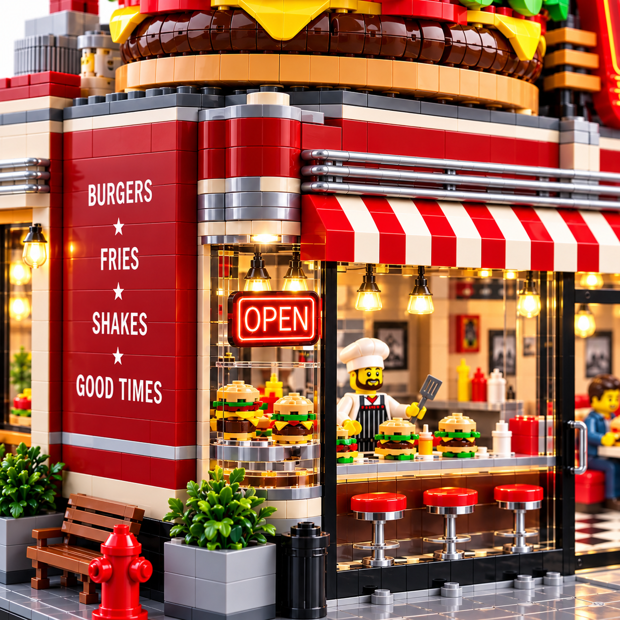 The Hungry Diner Building Set