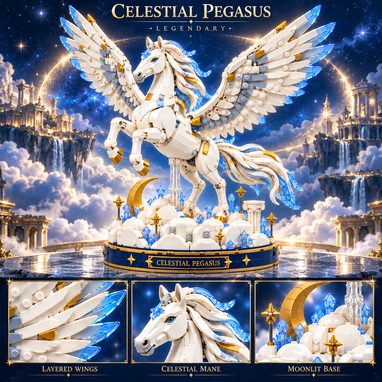 Celestial Pegasus Building Set