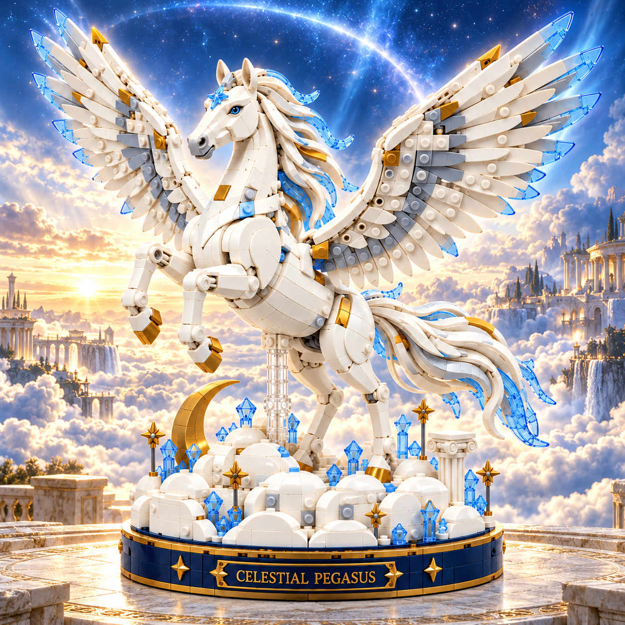 Celestial Pegasus Building Set