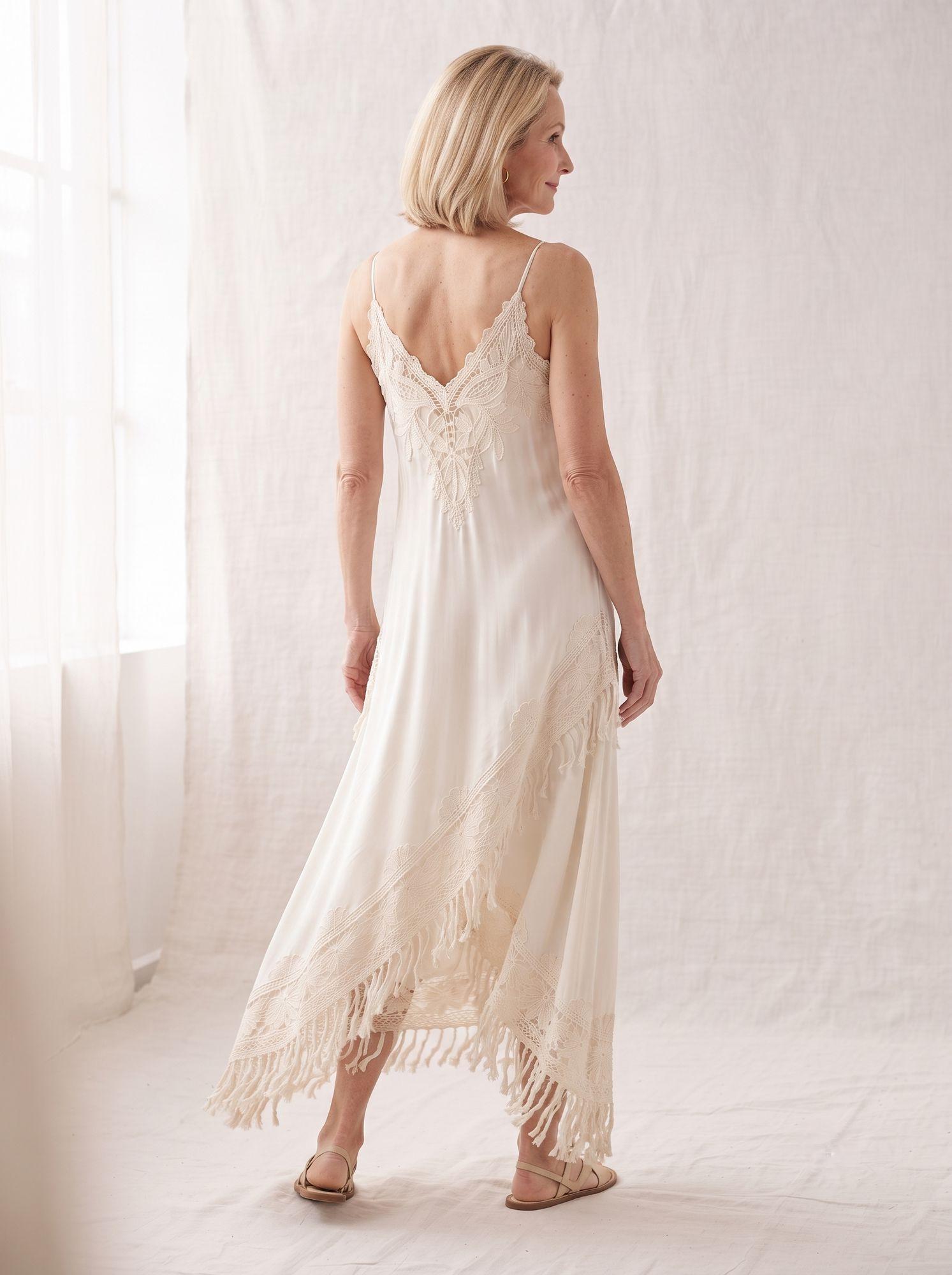 Lace Crochet Maxi Dress