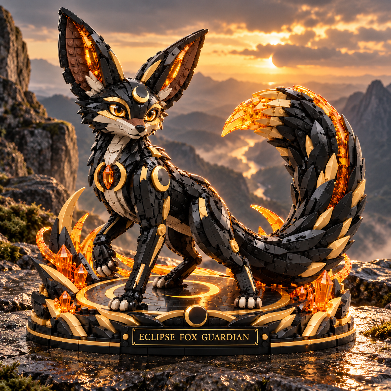 The Eclipse Fox Guardian Building Set