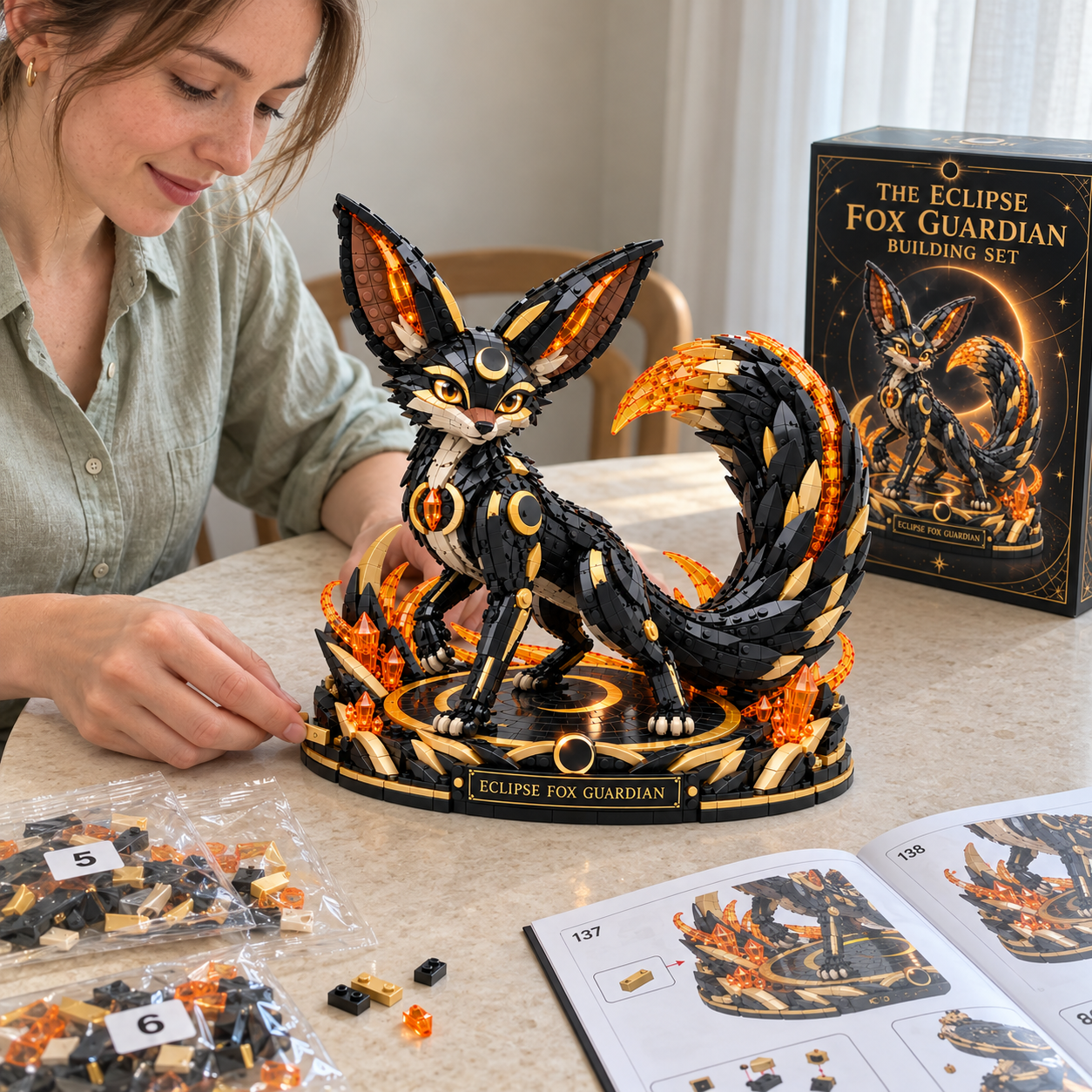 The Eclipse Fox Guardian Building Set
