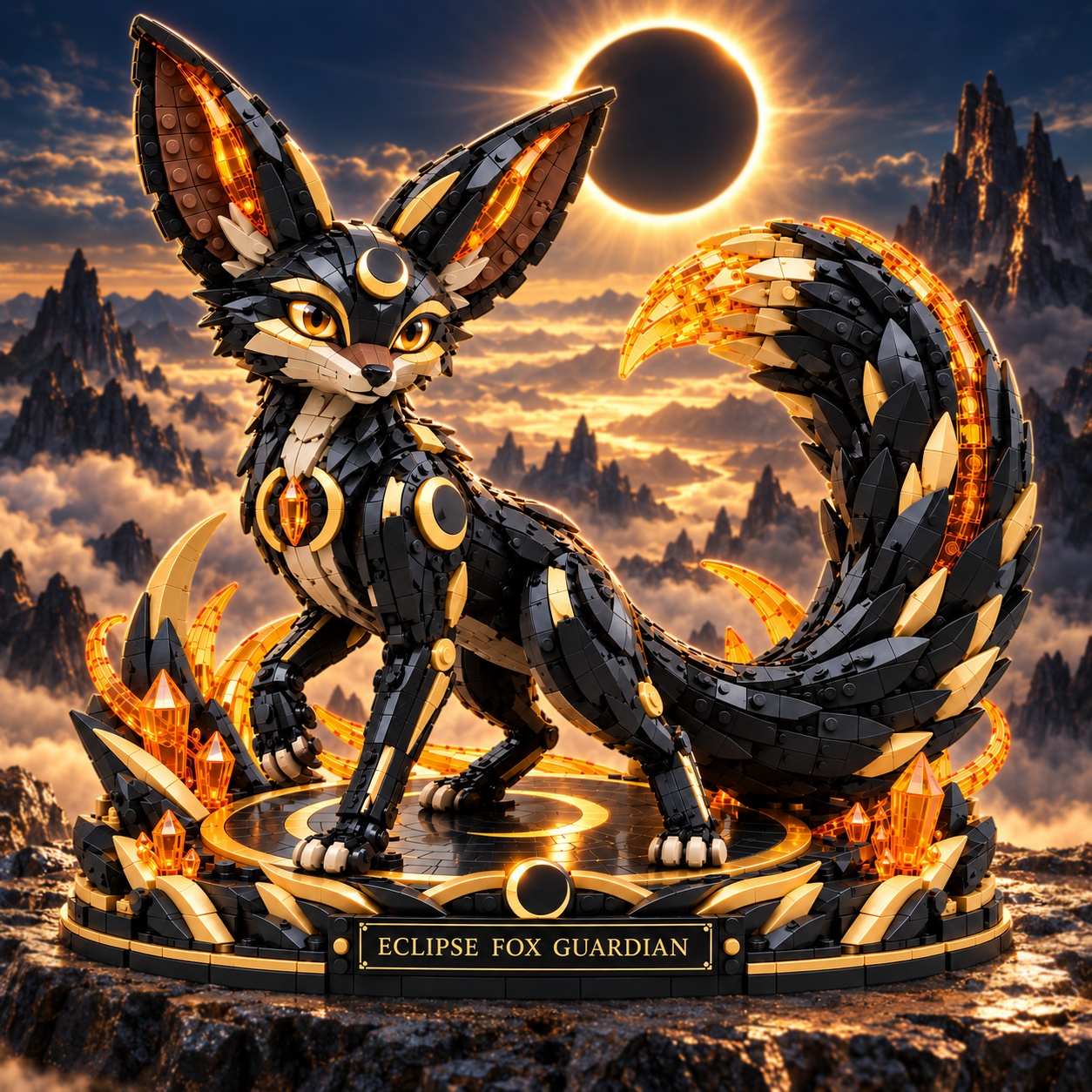 The Eclipse Fox Guardian Building Set