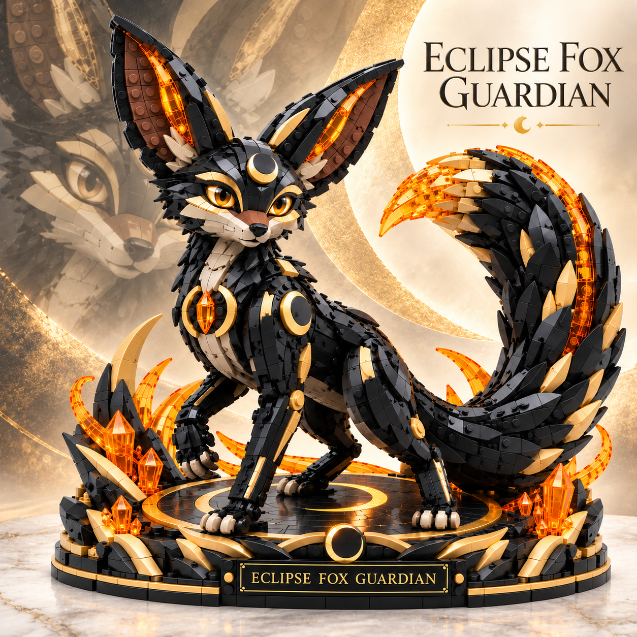 The Eclipse Fox Guardian Building Set