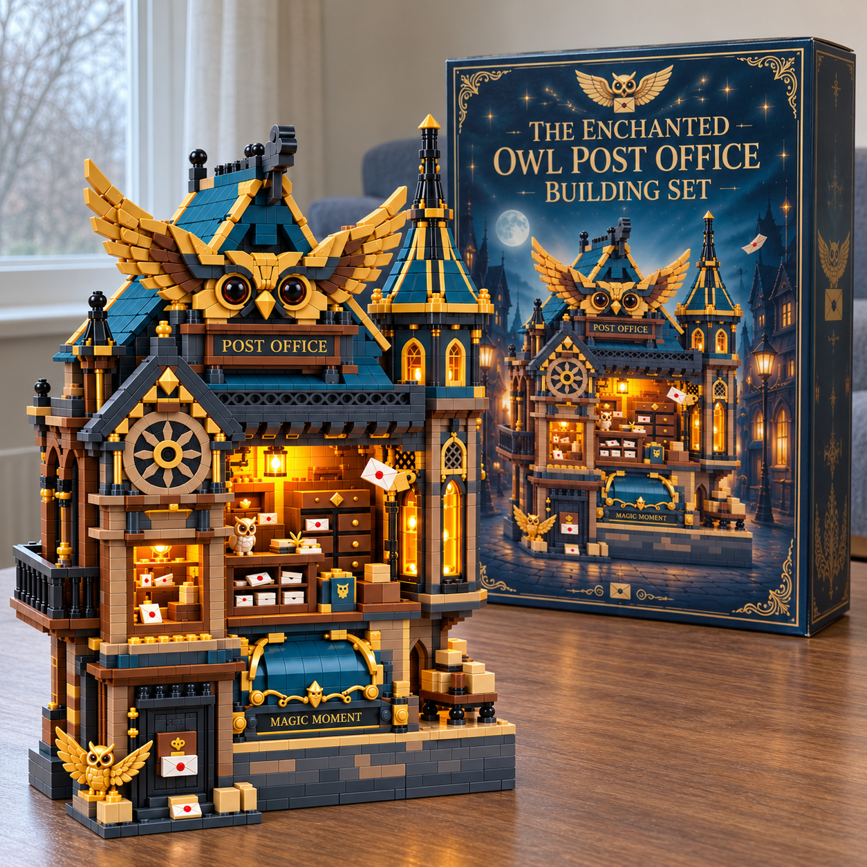 The Enchanted Owl Post Office – Fantasy Building Set