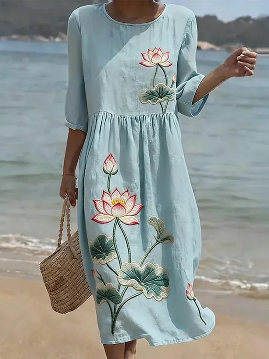 Elegant Floral Dress