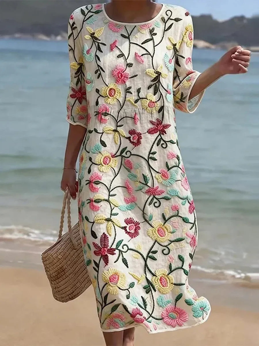 Elegant Floral Dress