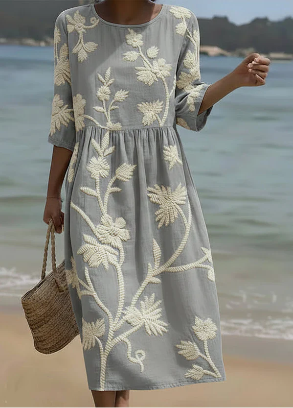 Elegant Floral Dress