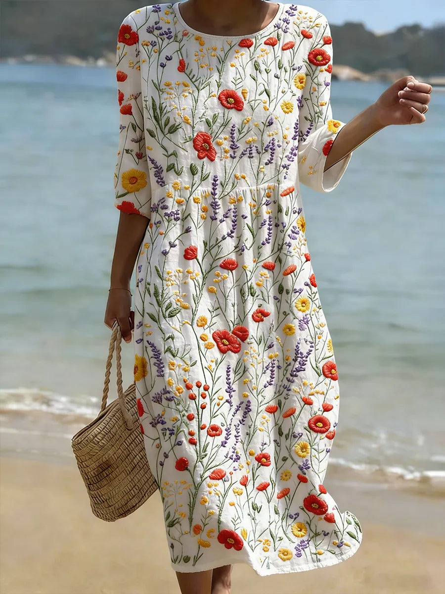  Elegant Floral Dress