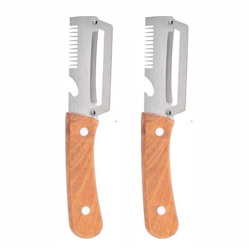 Kitchen Multi-Function Stainless Steel Thickened Fruit Peeler Knife
