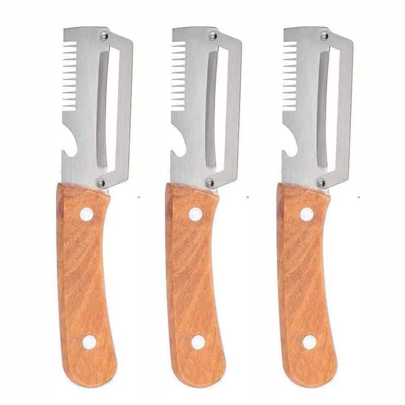 Kitchen Multi-Function Stainless Steel Thickened Fruit Peeler Knife