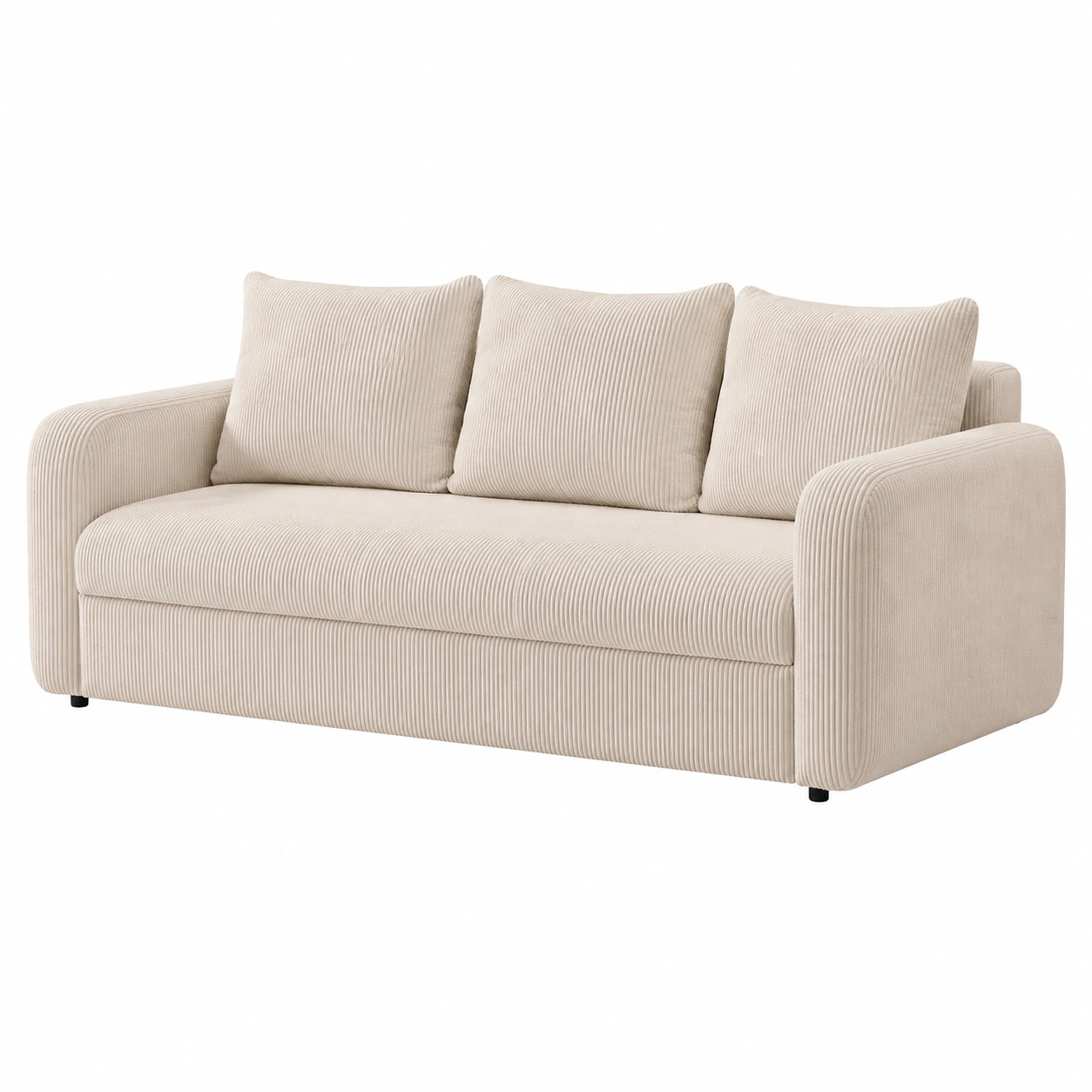 Sofa 3 Plazas Pana Beige Estilo Contemporaneo-casafynd