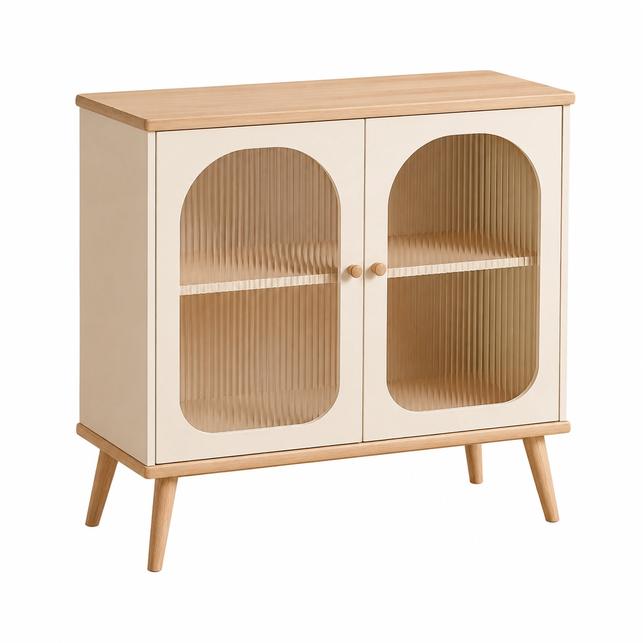Aparador Compacto Retro Beige Claro-casafynd