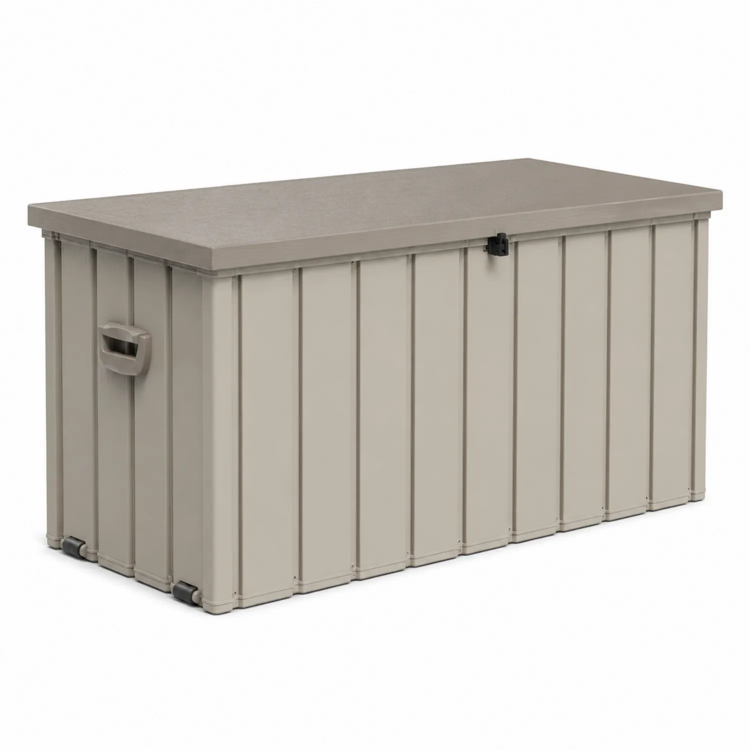 Kunststoff Aufbewahrungsbox Beige 120x45x60 cm