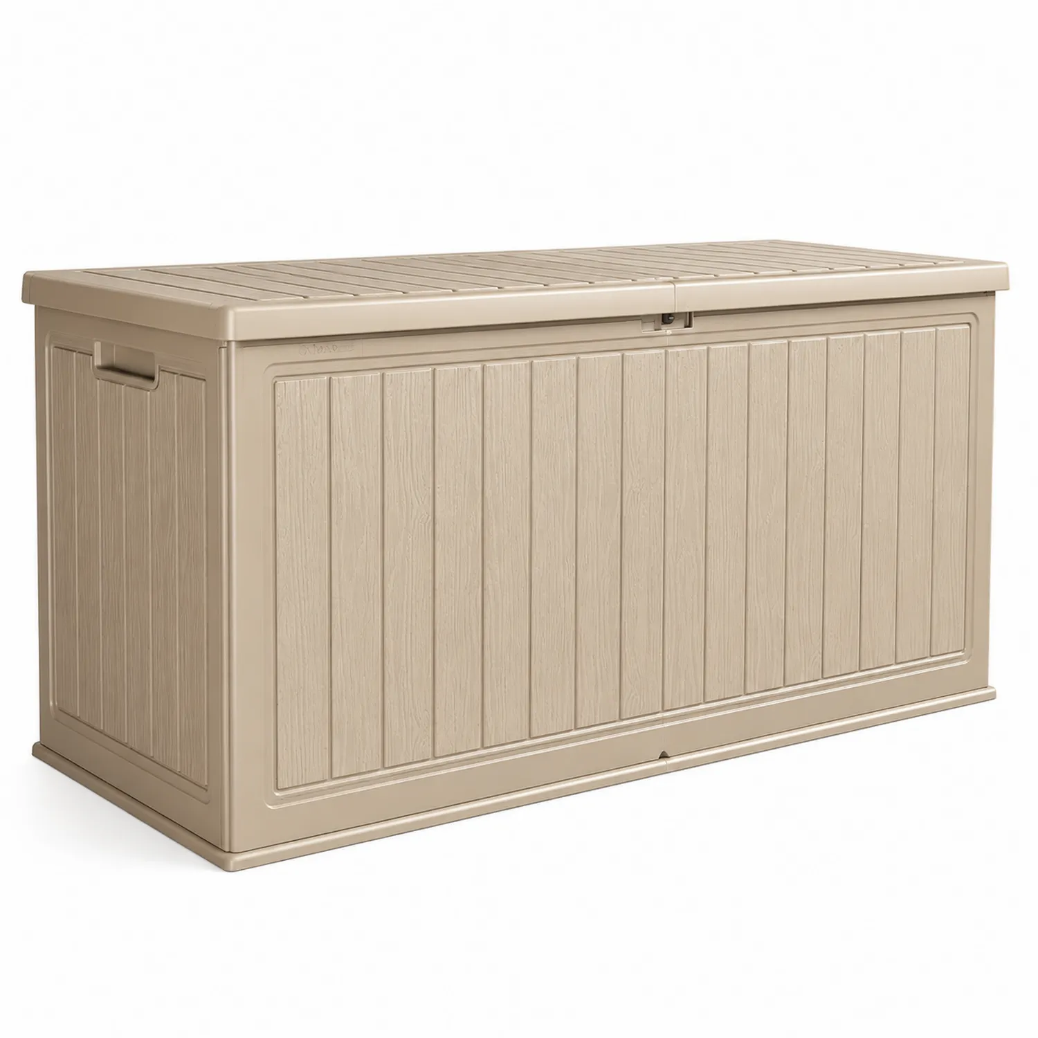 Aufbewahrungsbox Polypropylen Beige 117x45x56 cm