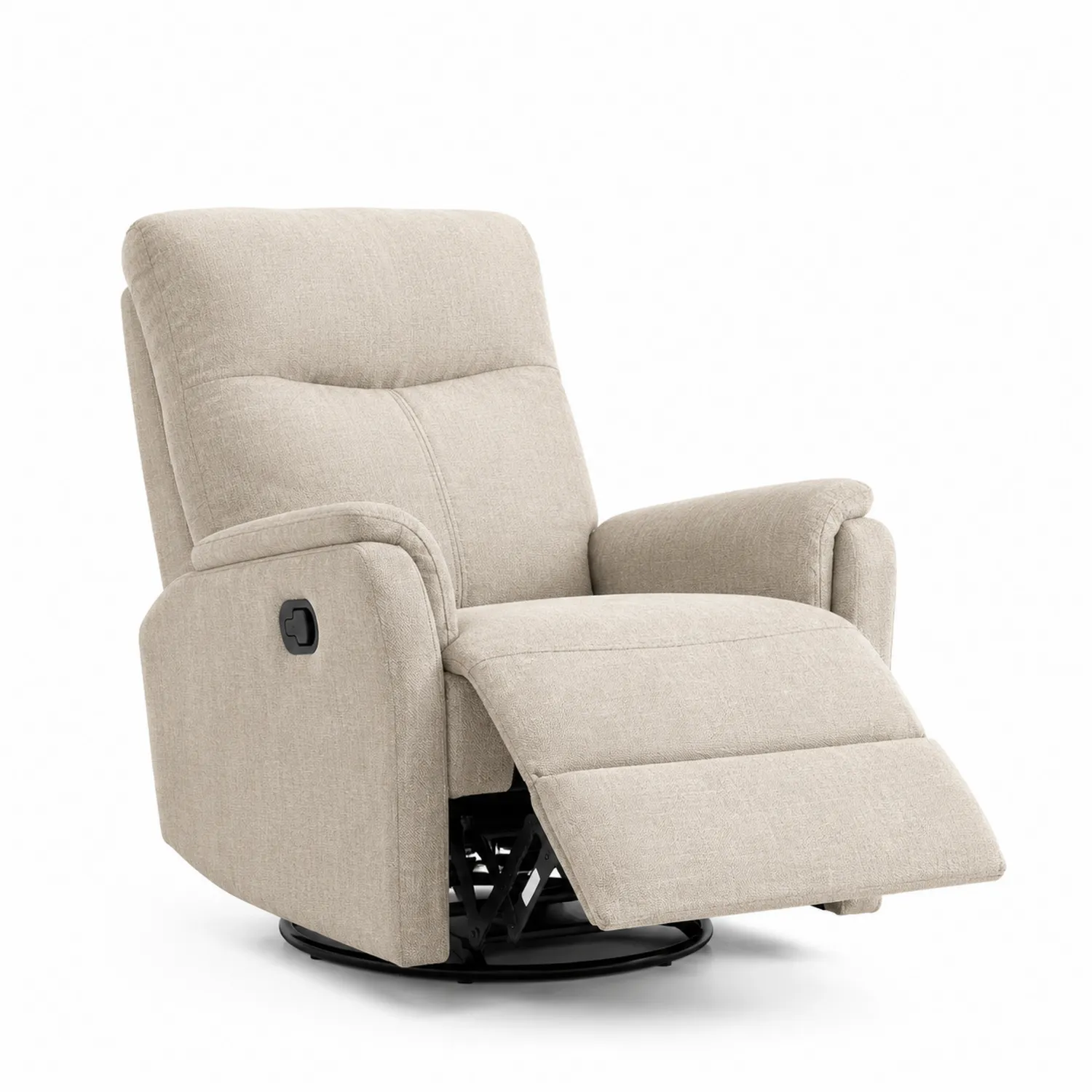 Leinen Liegesessel Beige