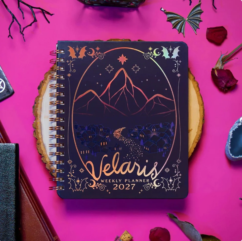 A Court of Thorns and Roses Velaris 2027 Weekly Monthly Planner
