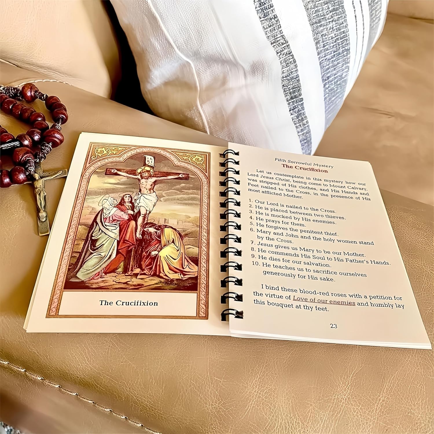🙏POCKET-SIZE Rosary Meditation Book