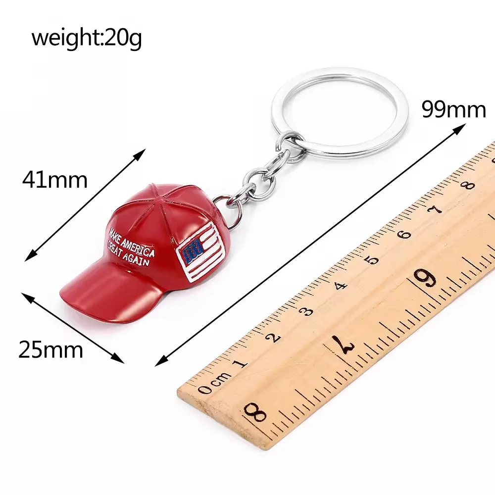 🔥"Make America Great Again"🗽 - Red Hat Keychain